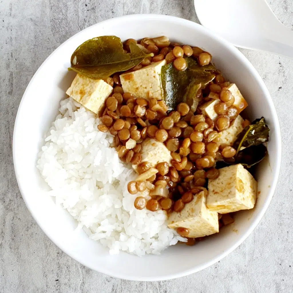 dania z tofu - curry