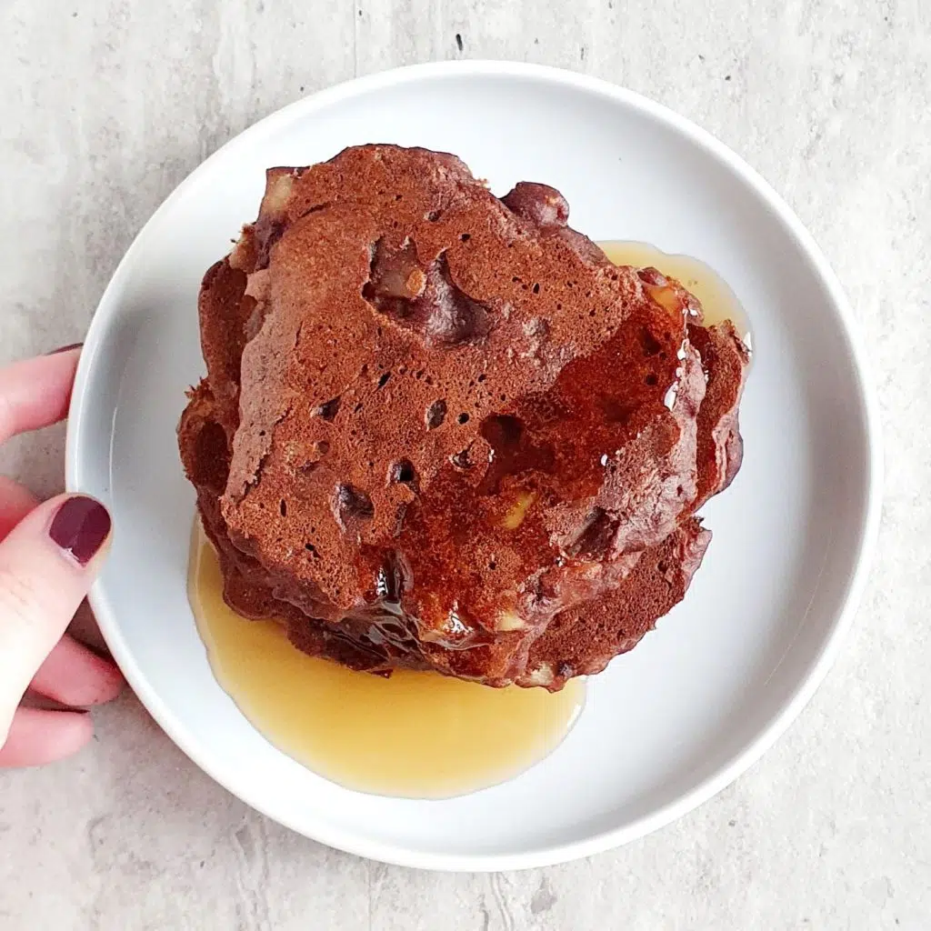 Kakaowe wegańskie racuchy