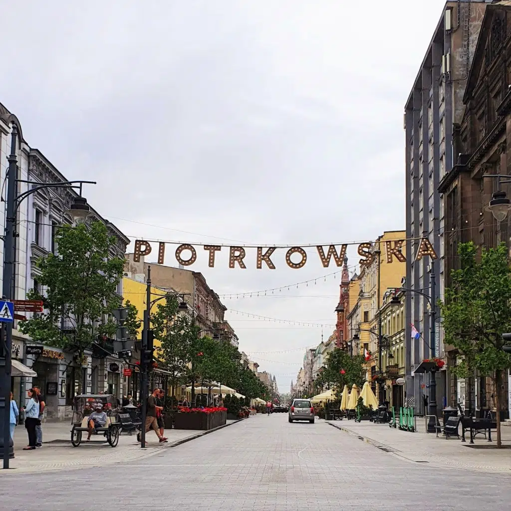 weekend w łodzi ulica Piotrkowska