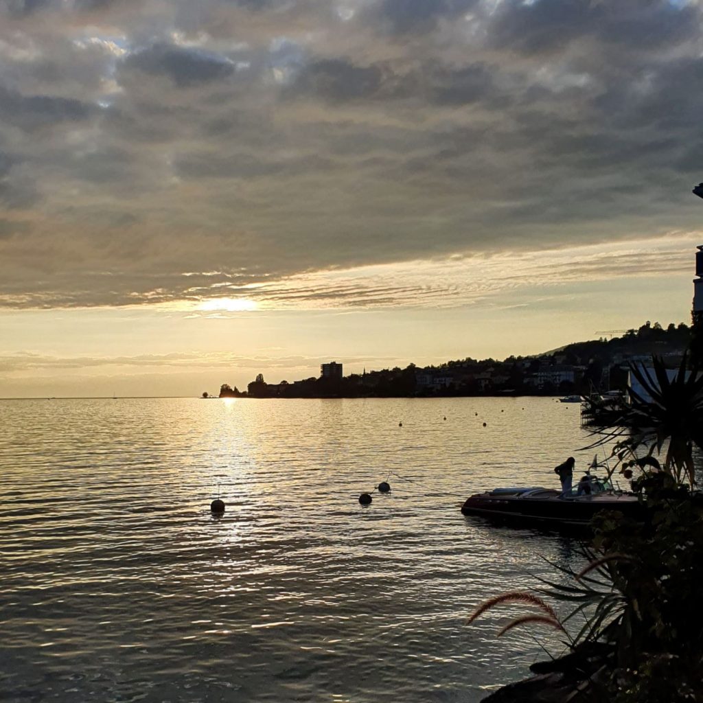 Montreux Zachód słońca