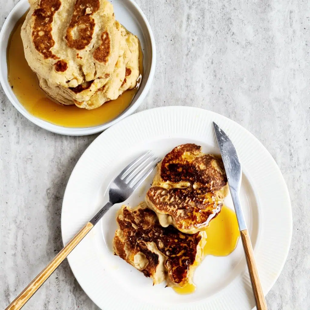 Bezglutenowe racuchy z mąką bananową