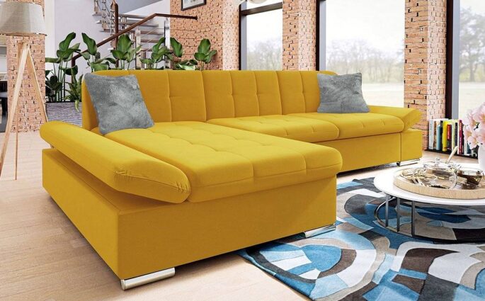 Narożnik z funkcją spania