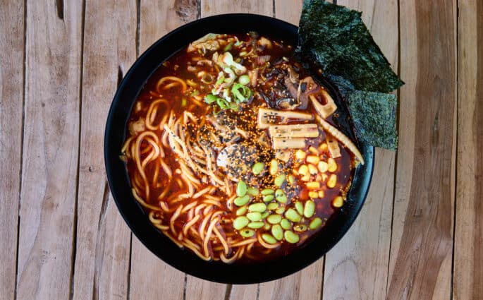 ramen kimchi